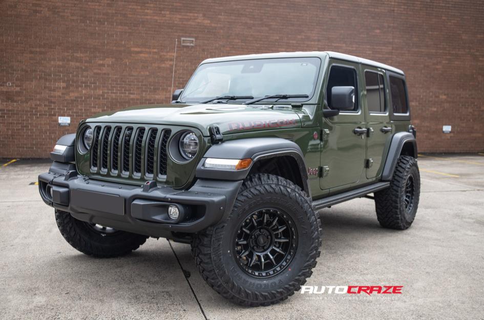 JEEP WRANGLER CARNAGE SATIN BLACK GRAY TINT