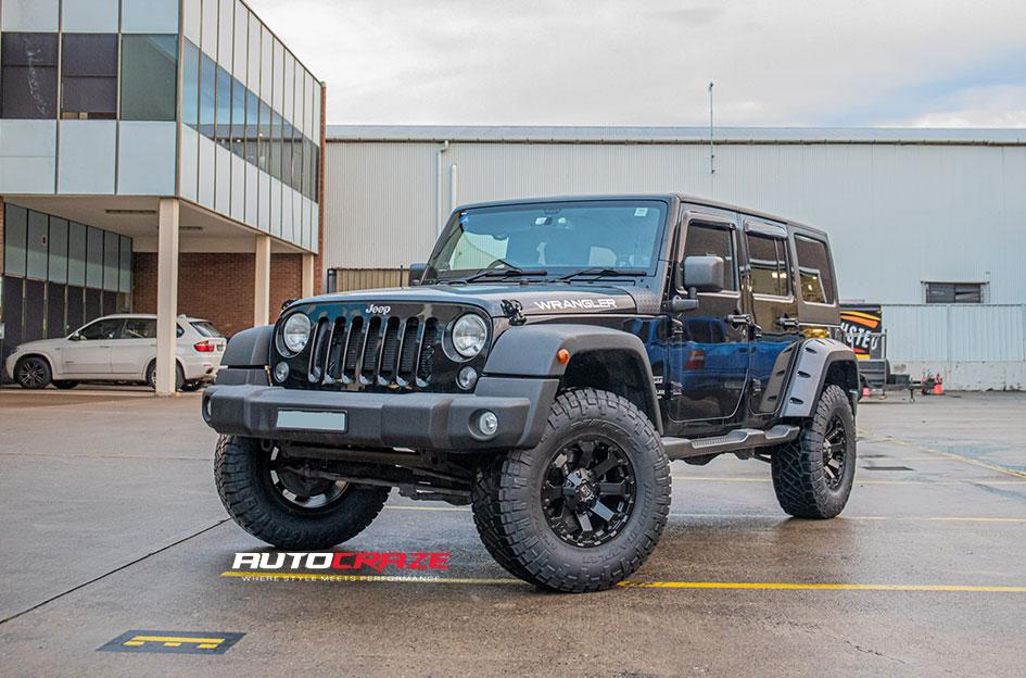 JEEP WRANGLER AMBUSH MATTE BLACK