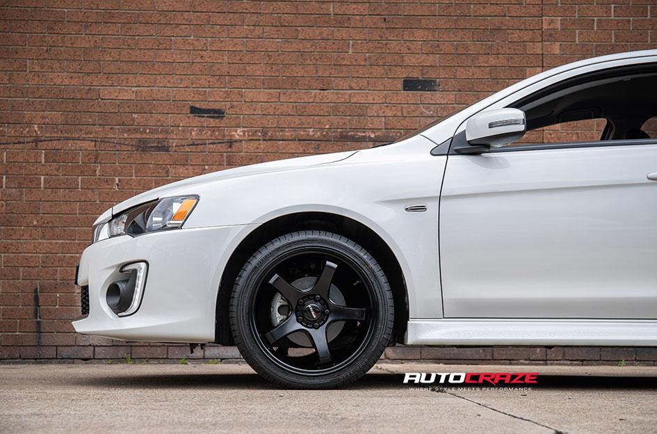 MITSUBISHI LANCER VELOCITY GRAPHITE MACHINED FACE