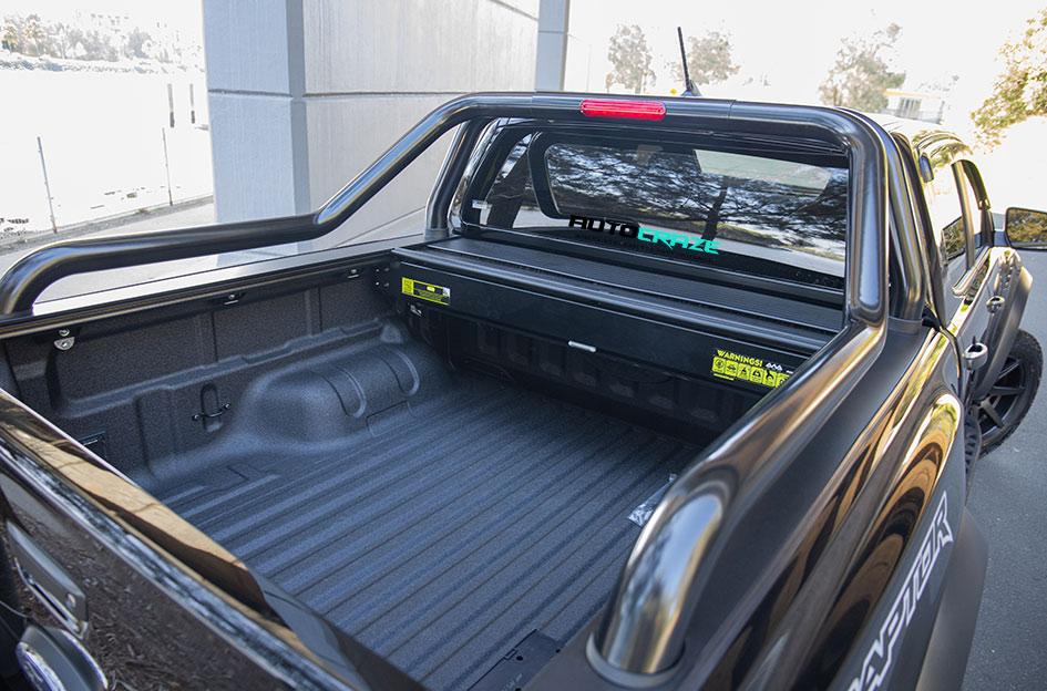 FORD RANGER RAPTOR AVALANCHE MATTE BLACK FRONT MILLED
