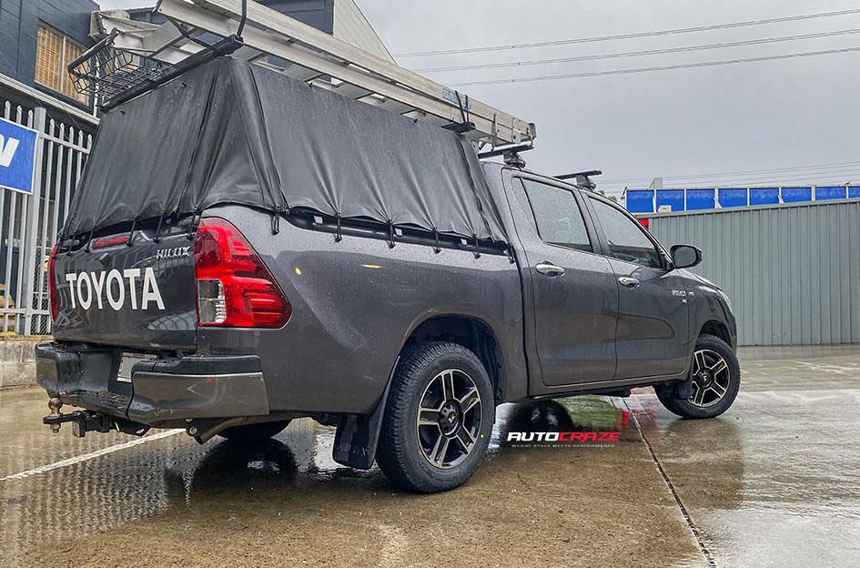 TOYOTA HILUX N80 4WD CORSA GLOSS BLACK MACHINED FACE
