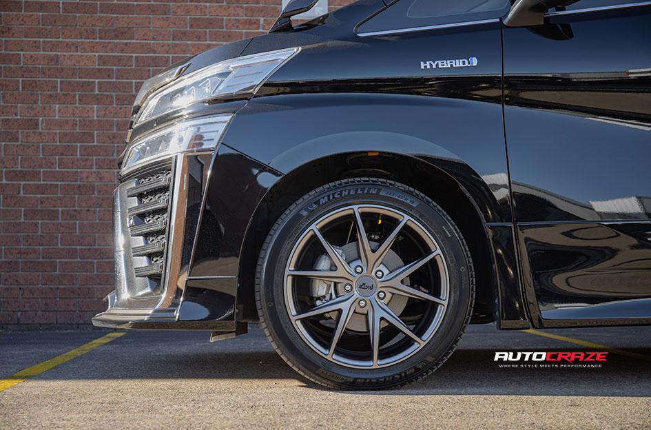 TOYOTA VELLFIRE MISANO MATTE GUN METAL