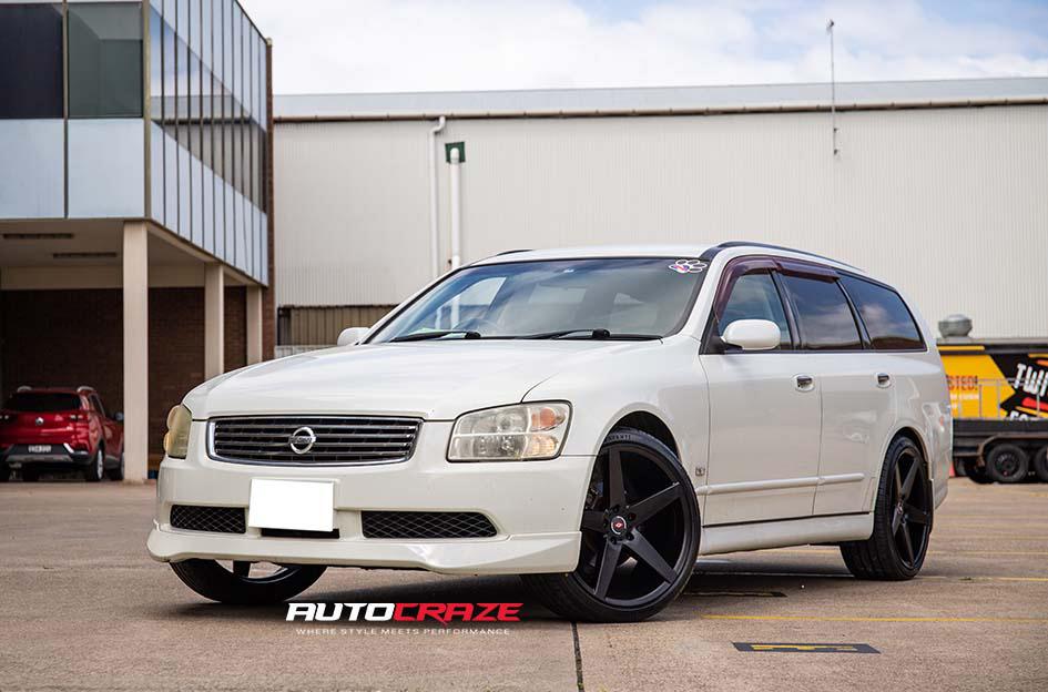 NISSAN STAGEA IFG3 FLAT BLACK