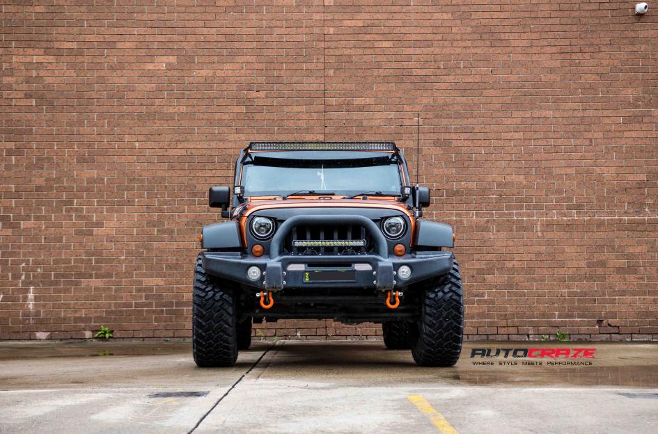JEEP WRANGLER ANZA MATTE ANTHRACITE WITH BLACK RING 4