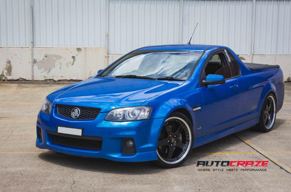 HOLDEN-COMMODORE-VE-UTE-FR-BLACK-MACHINED-LIP