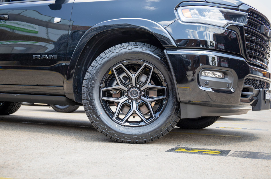 DODGE RAM FUEL FLUX GLOSS BLACK GREY TINT
