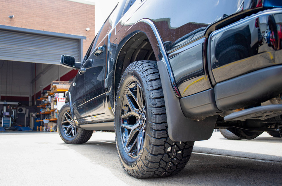 DODGE RAM FUEL FLUX GLOSS BLACK GREY TINT