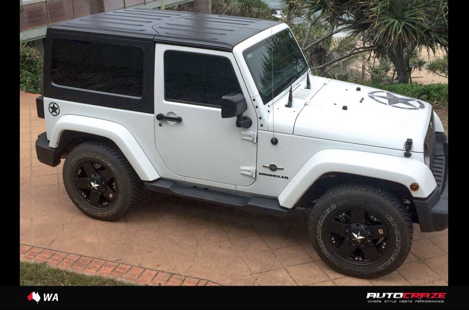 JEEP WRANGLER ROCKSTAR XD MATTE BLACK