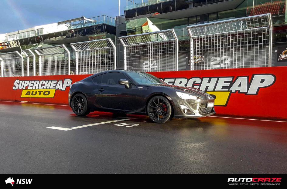 TOYOTA 86 CONCAVE MATTE BLACK
