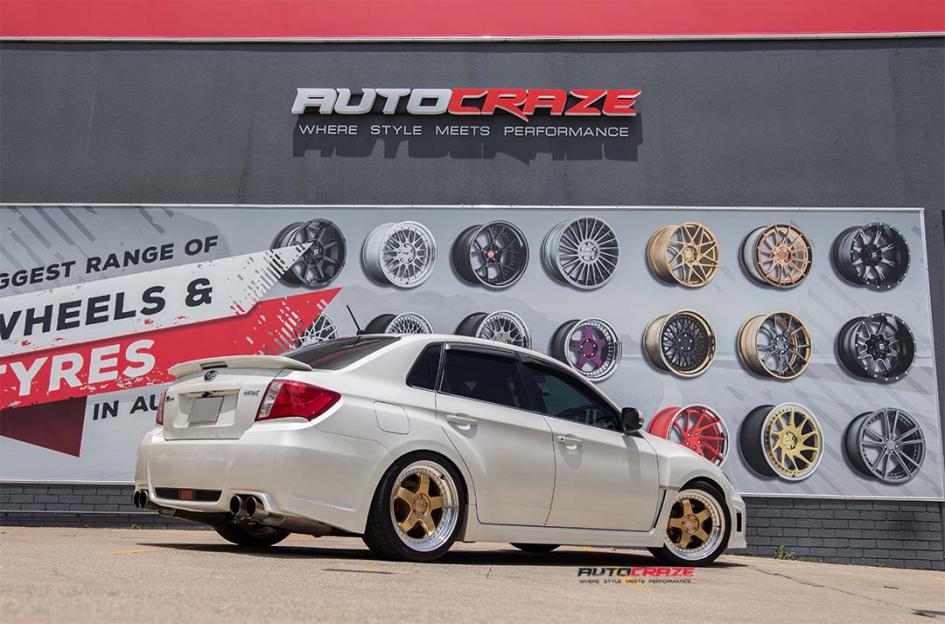 SUBARU WRX RS1 GOLD MACHINED LIP