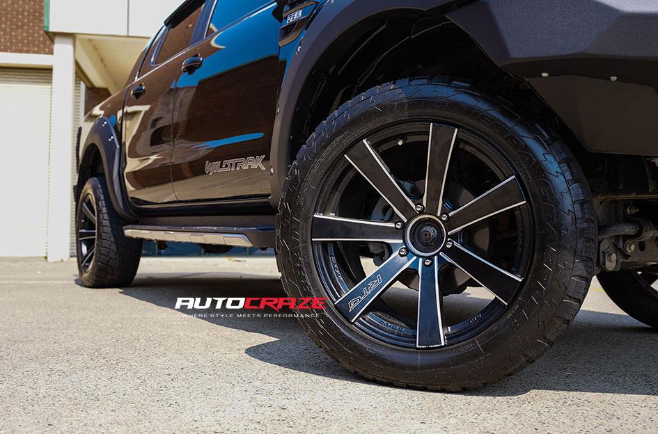 FORD RANGER RTG GLOSS BLACK MILLED ACCENTS