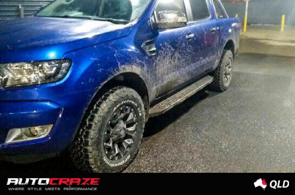 FORD RANGER ASSAULT GLOSS BLACK MILLED ACCENTS