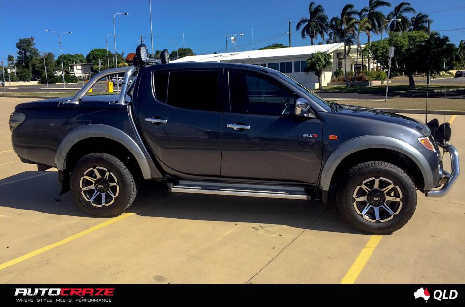 MITSUBISHI TRITON T05 SATIN BLACK MACHINED FACE