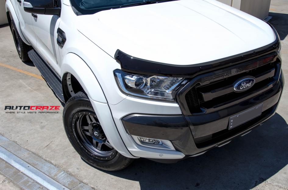 FORD RANGER TROPHY MATTE ANTHRACITE WITH BLACK RING 8