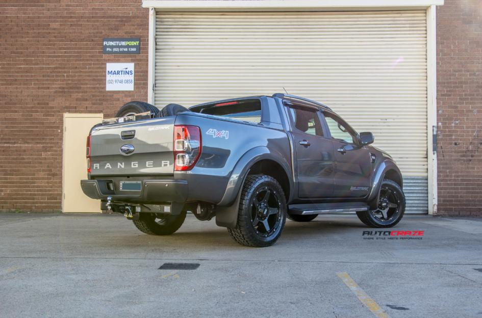FORD RANGER GD04 MATTE BLACK