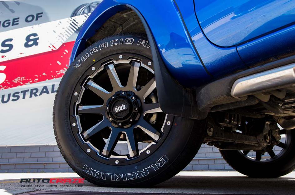 FORD RANGER GD05 MATTE BLACK MILLED ACCENTS
