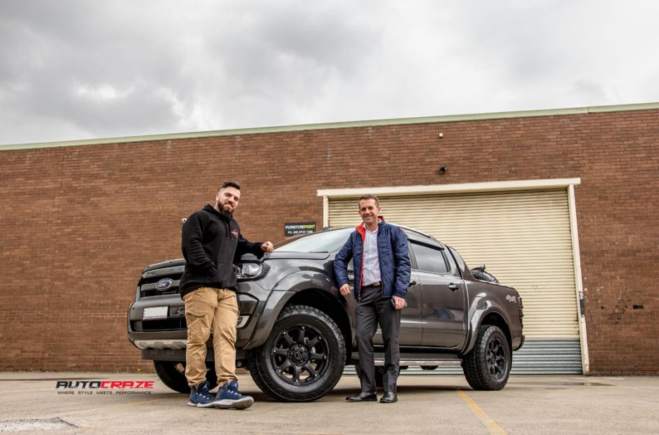 FORD RANGER GLAMIS MATTE BLACK