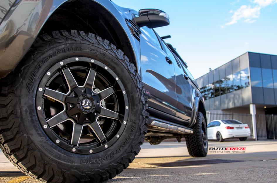 FORD RANGER MAVERICK GLOSS BLACK MILLED ACCENTS