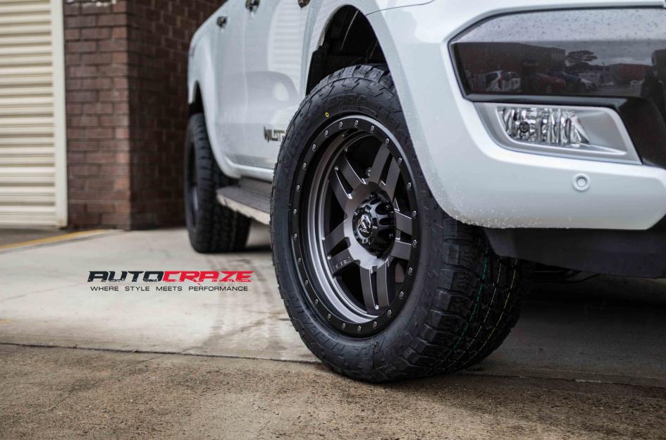FORD RANGER ANZA MATTE ANTHRACITE WITH BLACK RING 3