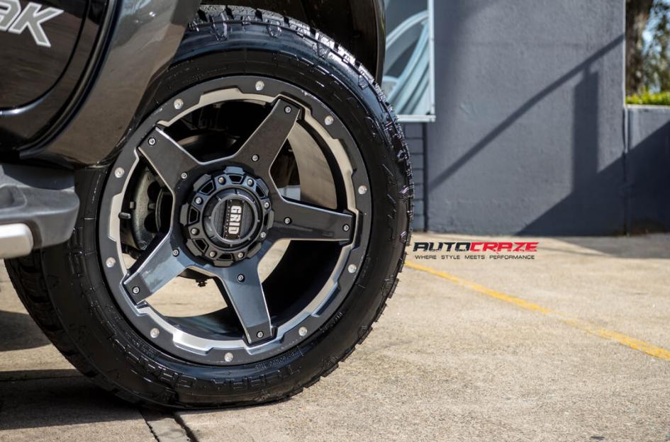 FORD RANGER GD04 GRAPHITE WITH MILLED ACCENTS