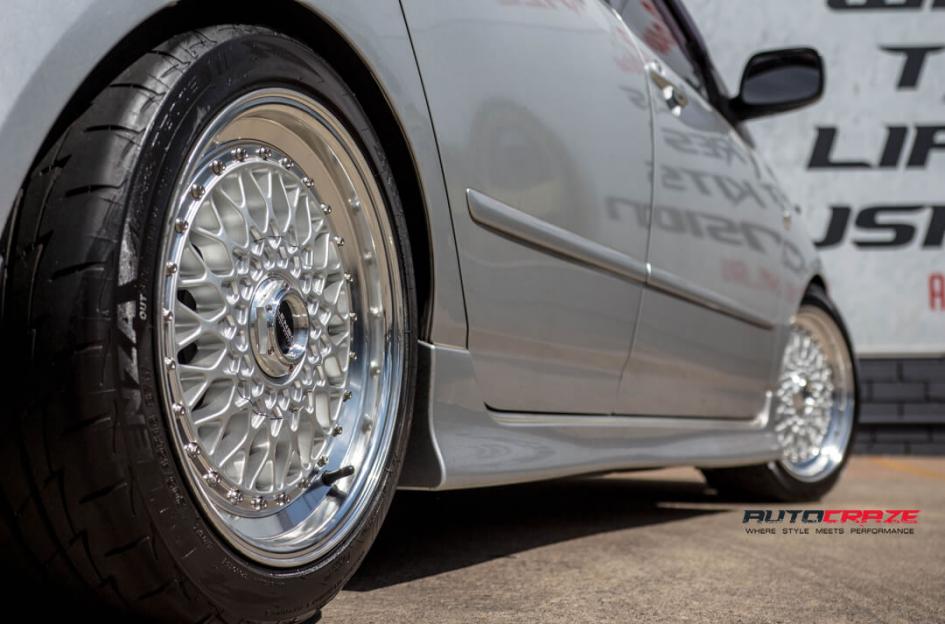 TOYOTA COROLLA BSX SILVER MACHINE