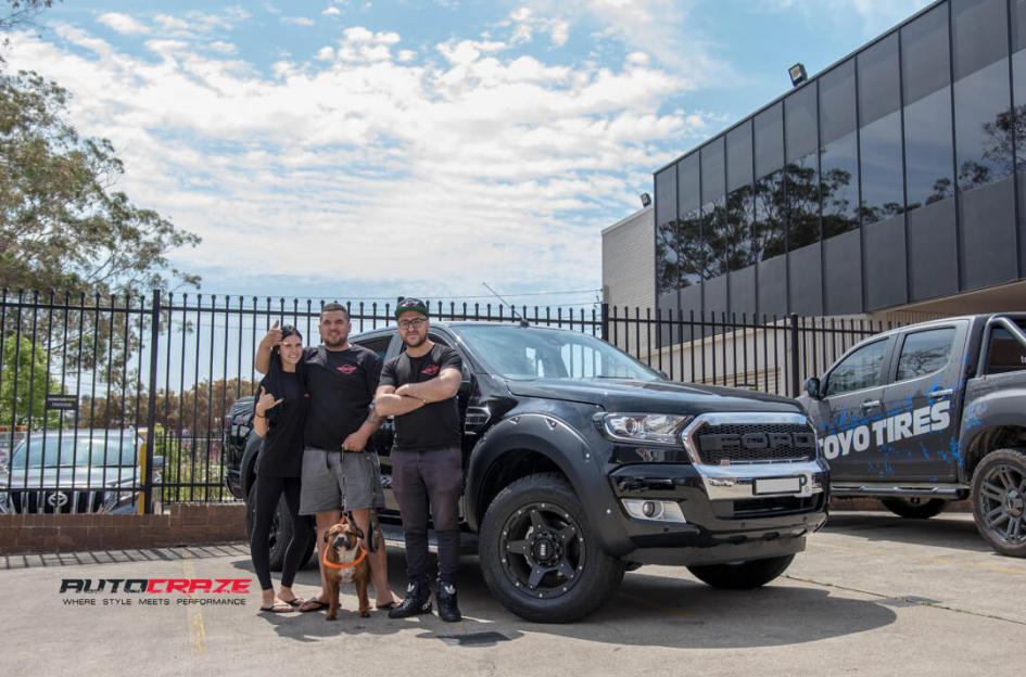 FORD RANGER GD04 MATTE BLACK