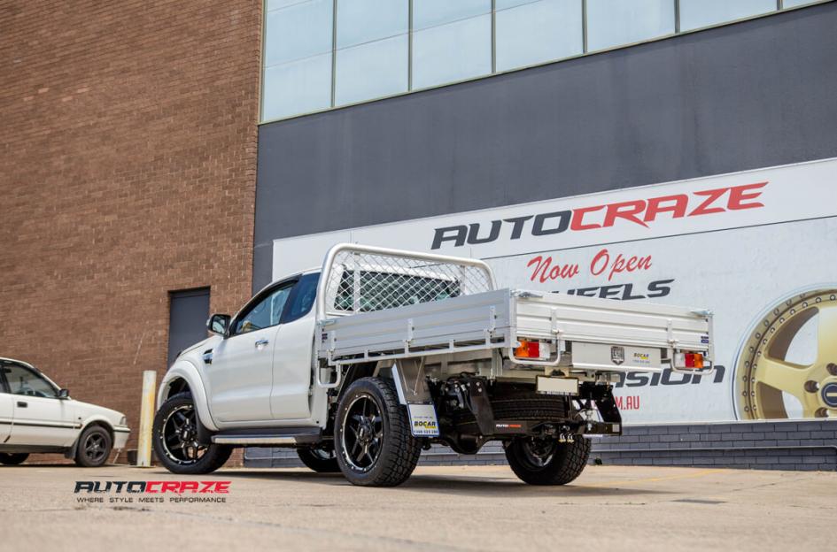 FORD RANGER GD07 MATTE BLACK MILLED