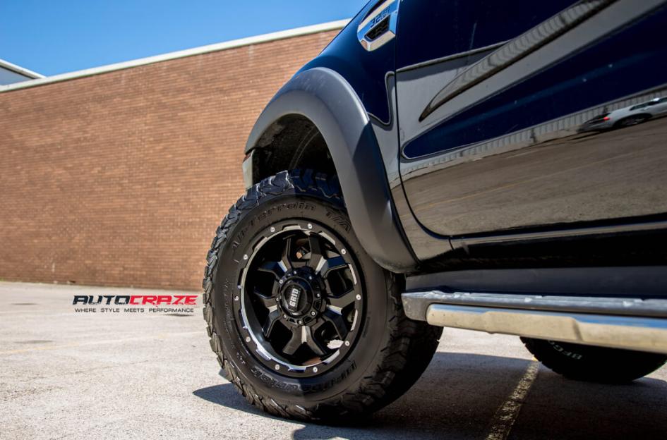 FORD RANGER GD07 MATTE BLACK MILLED