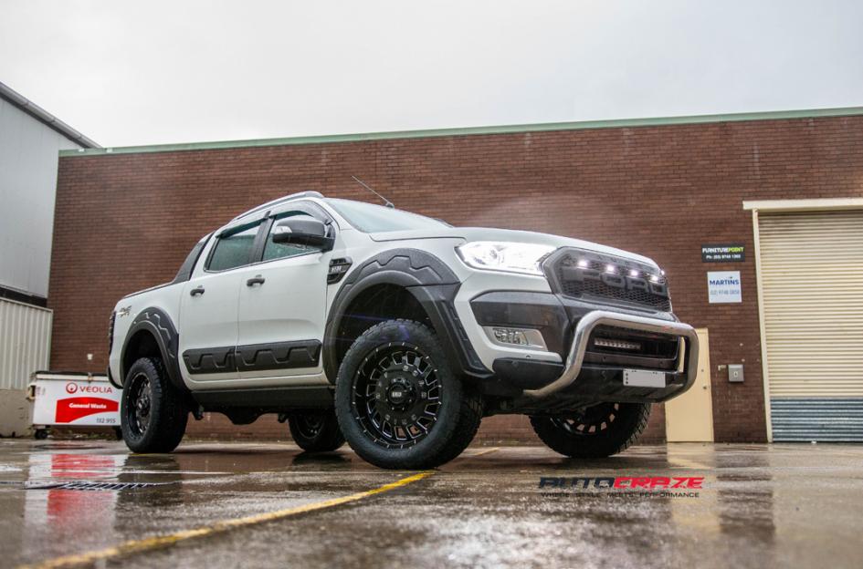 FORD RANGER GD03 GLOSS BLACK MILLED ACCENTS 6