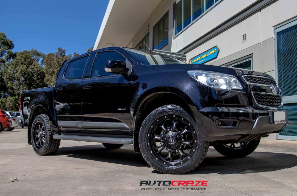 HOLDEN COLORADO KRANK GLOSS BLACK MILLED ACCENTS