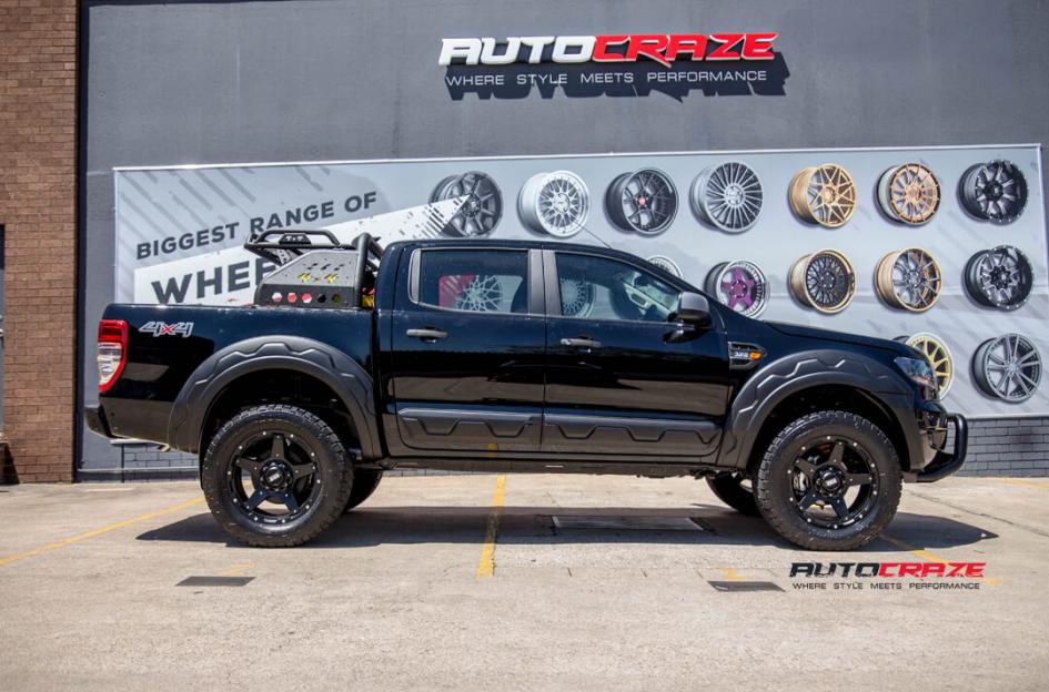 FORD RANGER GD04 MATTE BLACK