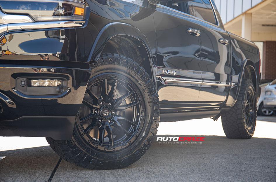 DODGE RAM REBEL MATTE BLACK