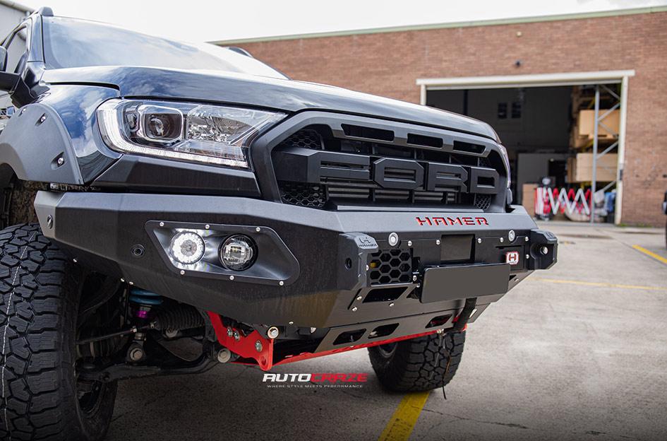 FORD RANGER ANZA MATTE ANTHRACITE WITH BLACK RING