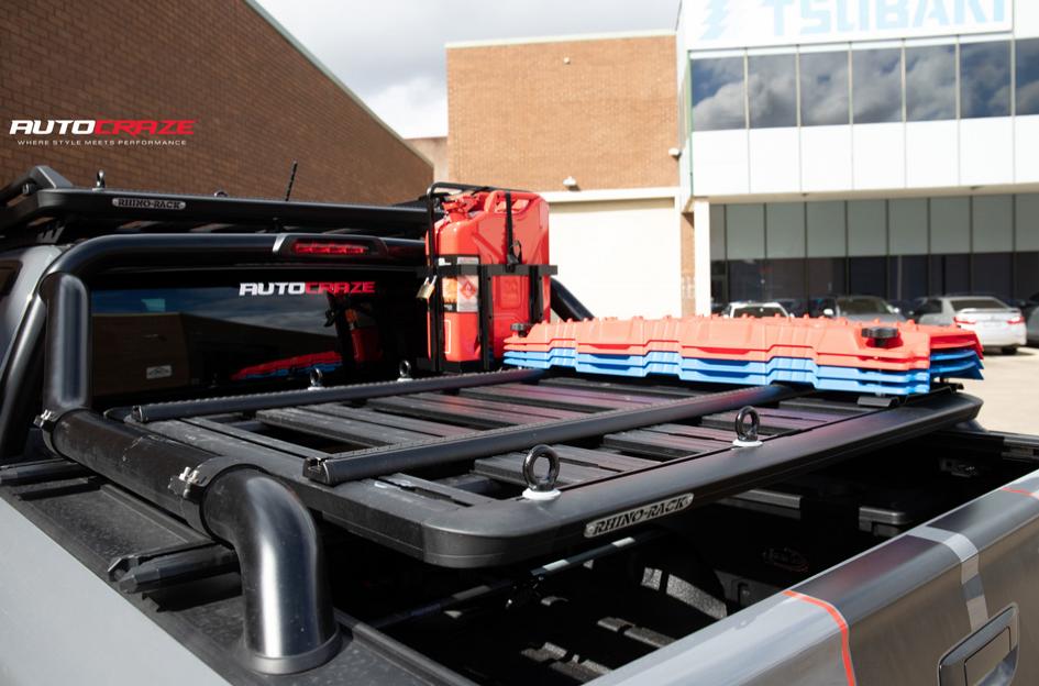 FORD RANGER RAPTOR STROKE GLOSS BLACK CANDY RED