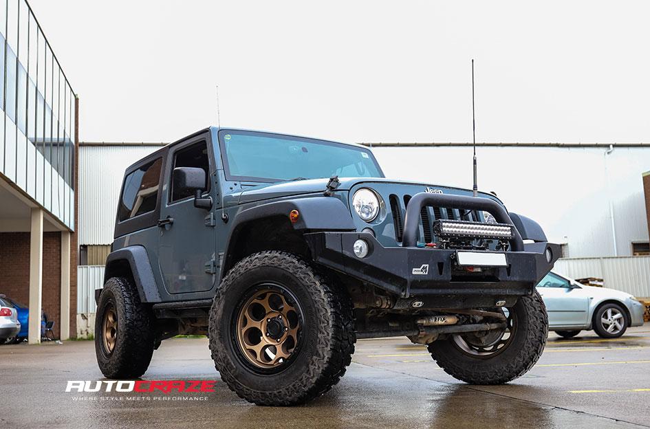JEEP WRANGLER DIRTY HARRY MATTE BRONZE BLACK LIP