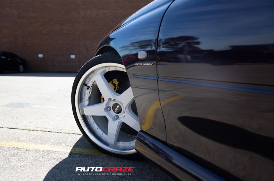 HOLDEN COMMODORE DETROIT WHITE MACHINED LIP