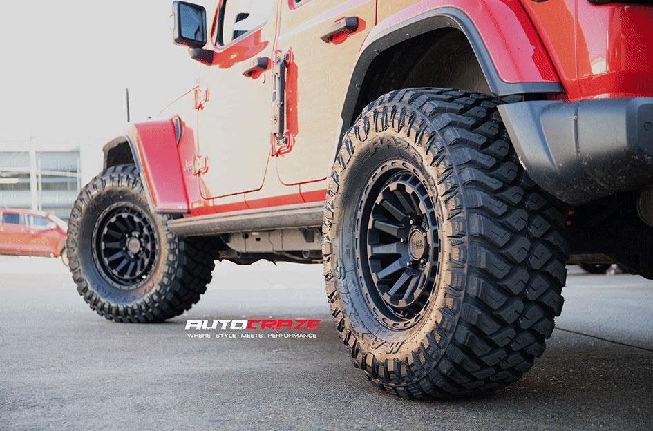 JEEP WRANGLER RAID MATTE BLACK