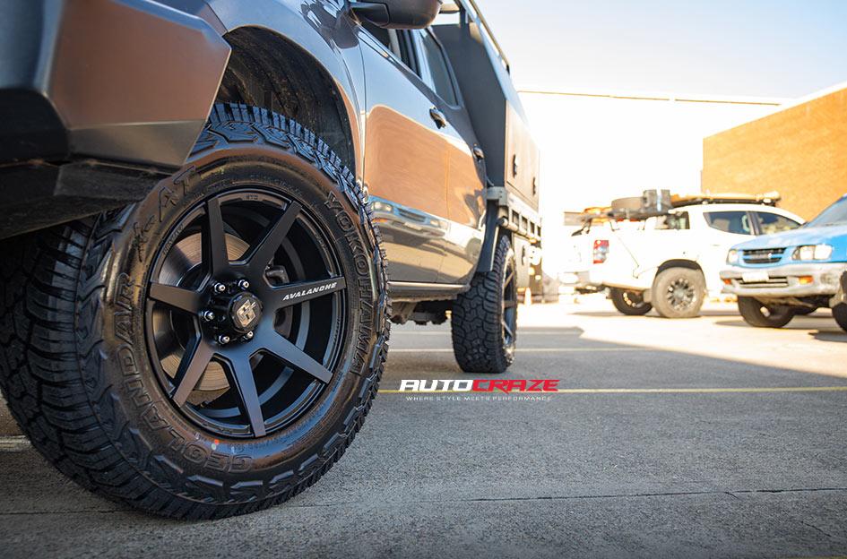 MERCEDES X CLASS AVALANCHE MATTE BLACK FRONT MILLED