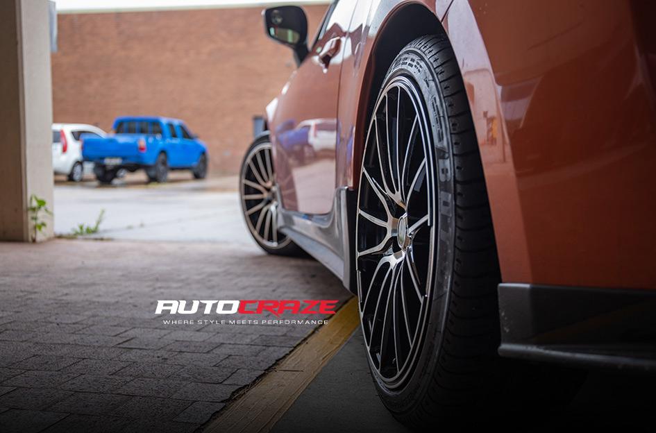 TOYOTA 86 SC49 GLOSS BLACK MACHINED FACE