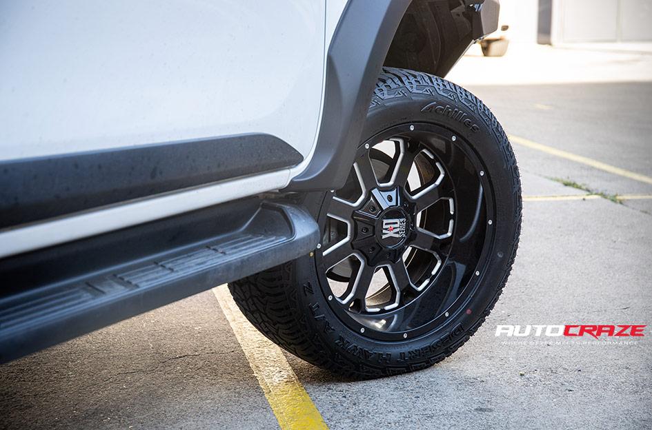 TOYOTA HILUX N80 4WD BUCK 25 XD MATTE BLACK MACHINED FACE