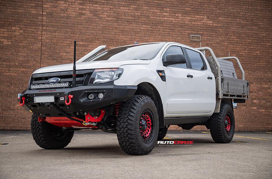 FORD-RANGER-ZOMBIE-GLOSS-BLACK-MACHINED-RED