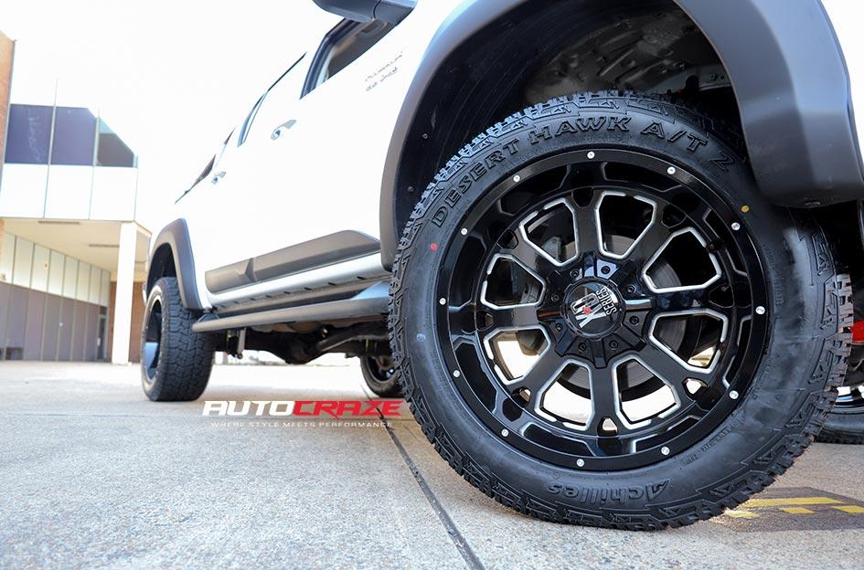 TOYOTA HILUX N80 4WD BUCK 25 XD GLOSS BLACK MILLED ACCENTS