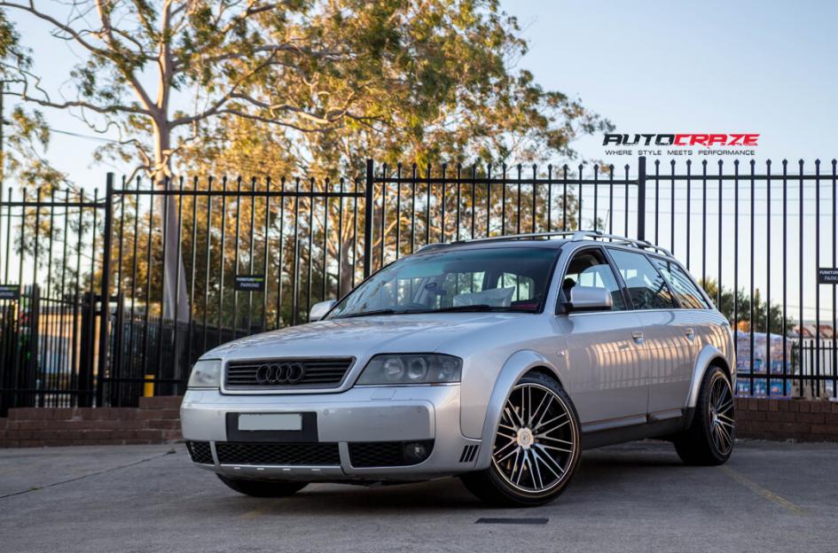 AUDI ALL ROAD LS2 MATTE BLACK MACHINED FACE