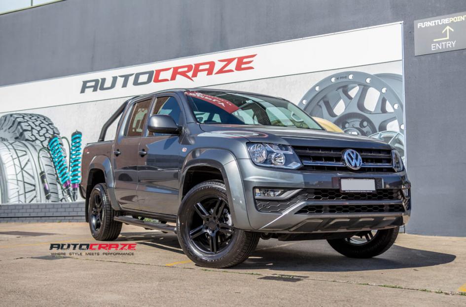 VOLKSWAGEN AMAROK HE855 SATIN BLACK