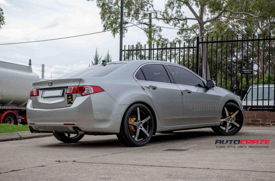 HONDA ACCORD RACER BLACK MACHINED FACE
