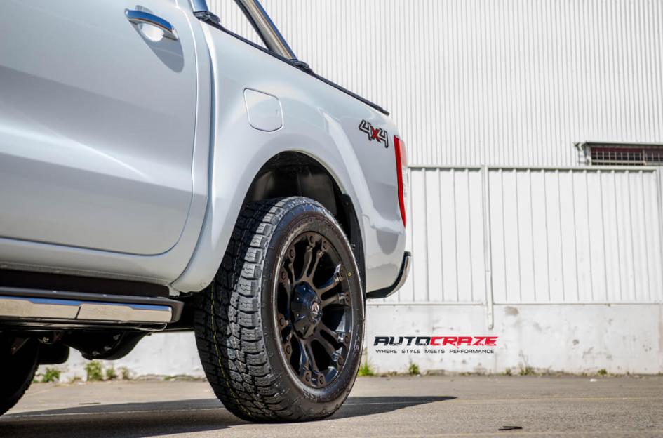 FORD-RANGER-VAPOR-BLACK-MACHINED-WITH-DARK-TINT
