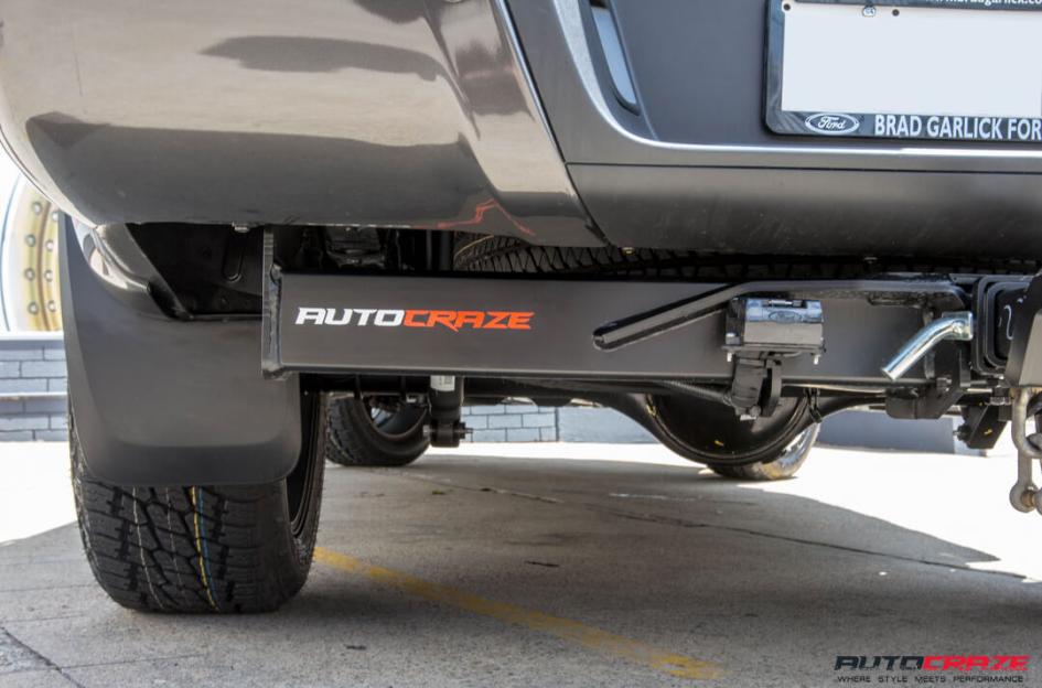 FORD RANGER GD06 MATTE BLACK MACHINED FACE WITH DARK MATTE TINT