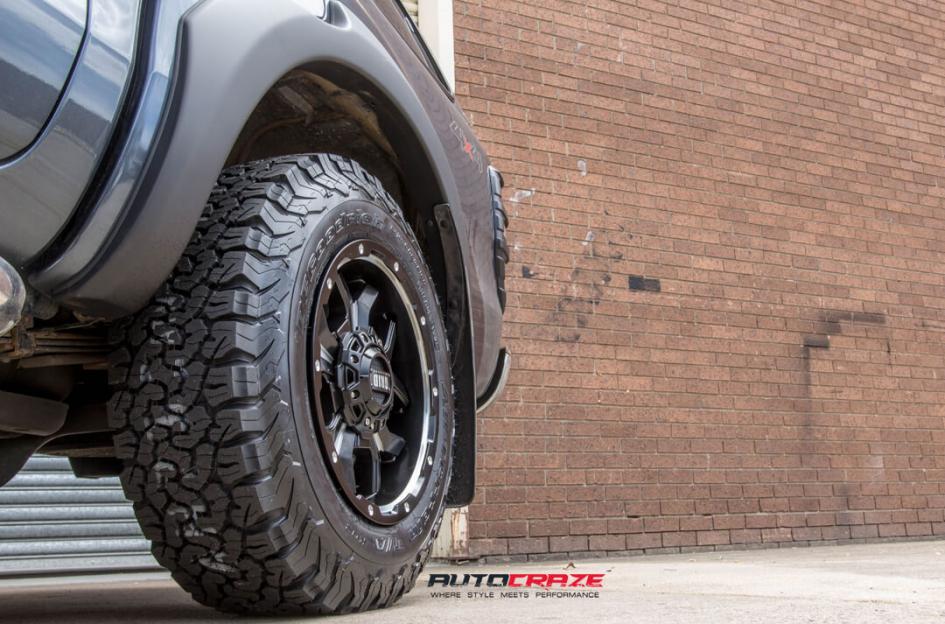 FORD RANGER GD07 MATTE BLACK MILLED