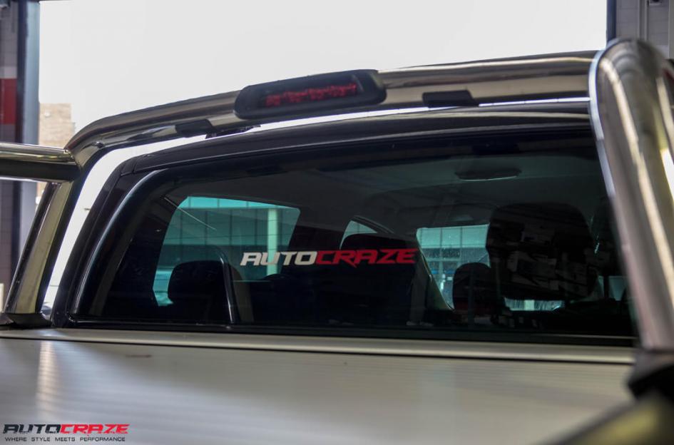 FORD RANGER GD03 MATTE BLACK MACHINED FACE WITH DARK MATTE TINT