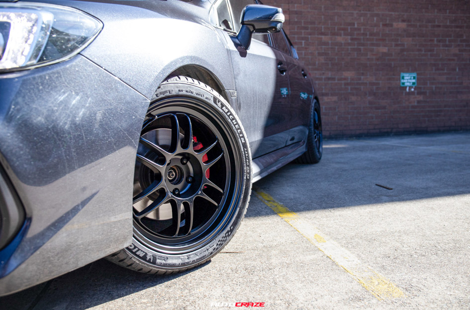 SUBARU WRX ENKEI RPF1 MATT BLACK